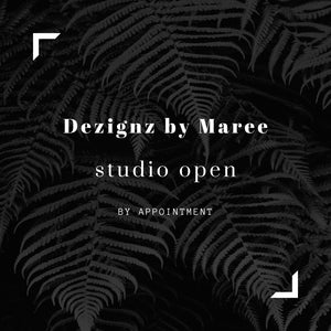 Dezignz by Maree studio is open by appointment. Brisbane