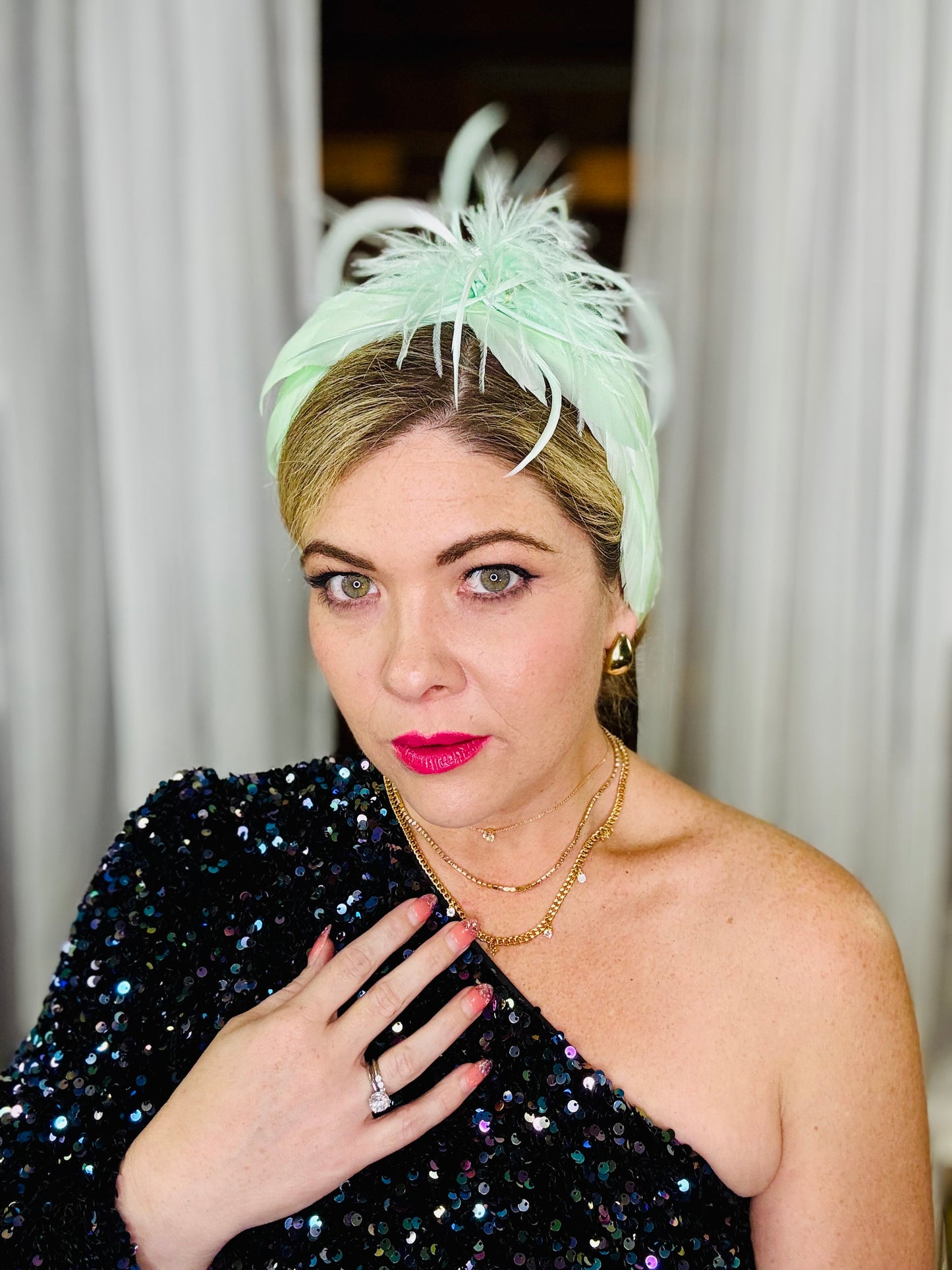 ELOUISE Feather Headband
