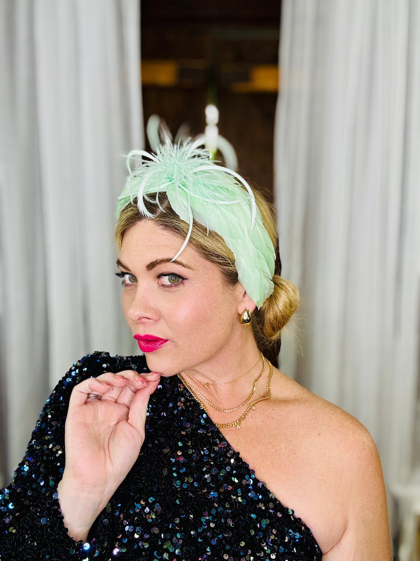 ELOUISE Feather Headband