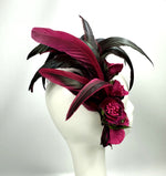 Load image into Gallery viewer, RIANNA  Feathers Headband Fascinator Race Day Hat
