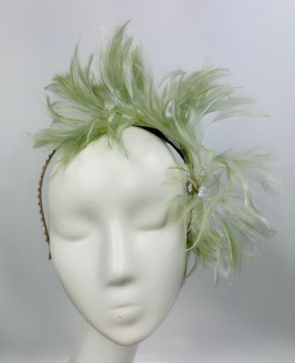 EMERY Feather Headpiece Hat