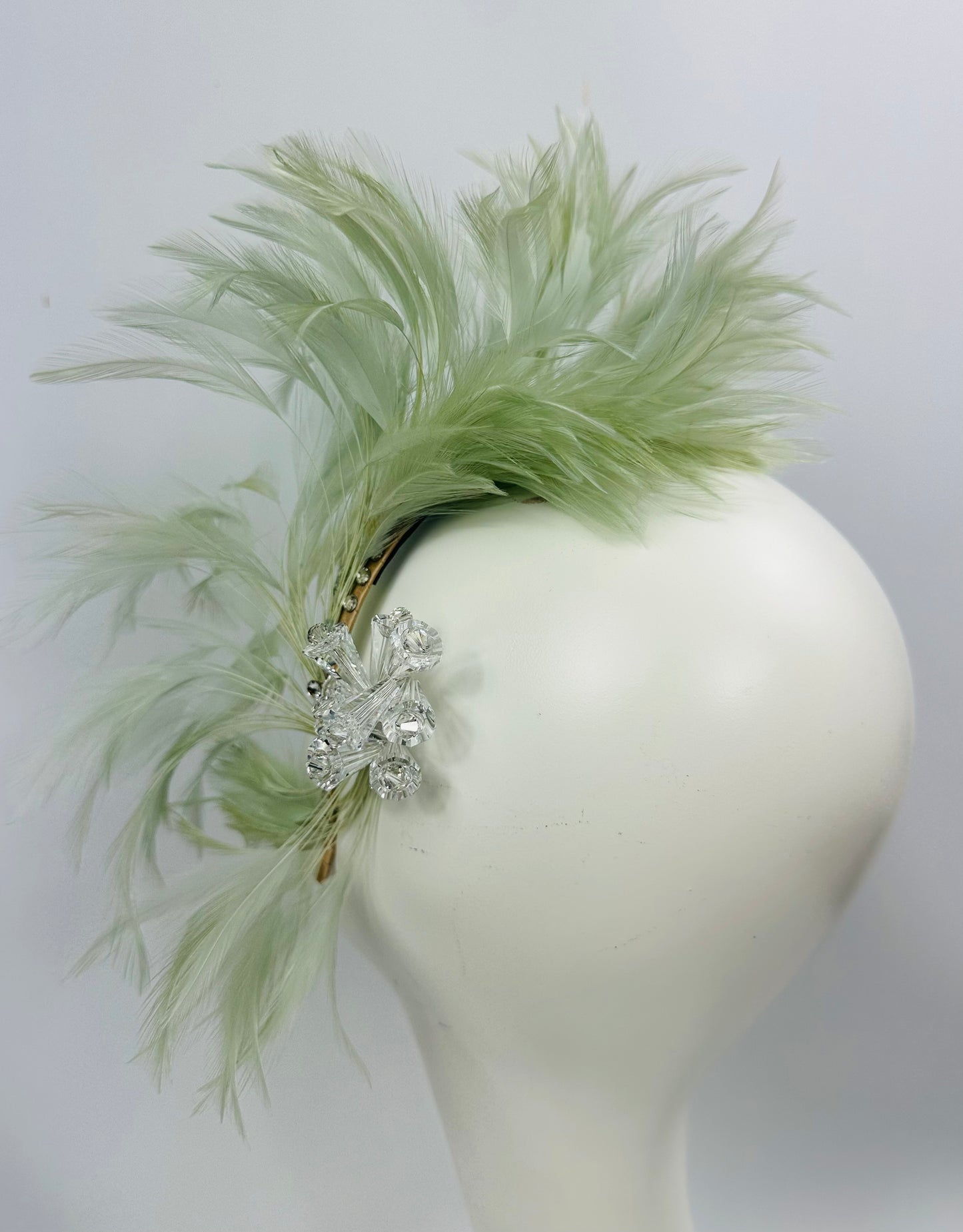 EMERY Feather Headpiece Hat