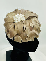 Load image into Gallery viewer, GENEVIVE Feather Flower Hat
