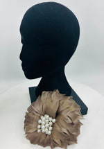 Load image into Gallery viewer, GENEVIVE Feather Flower Hat
