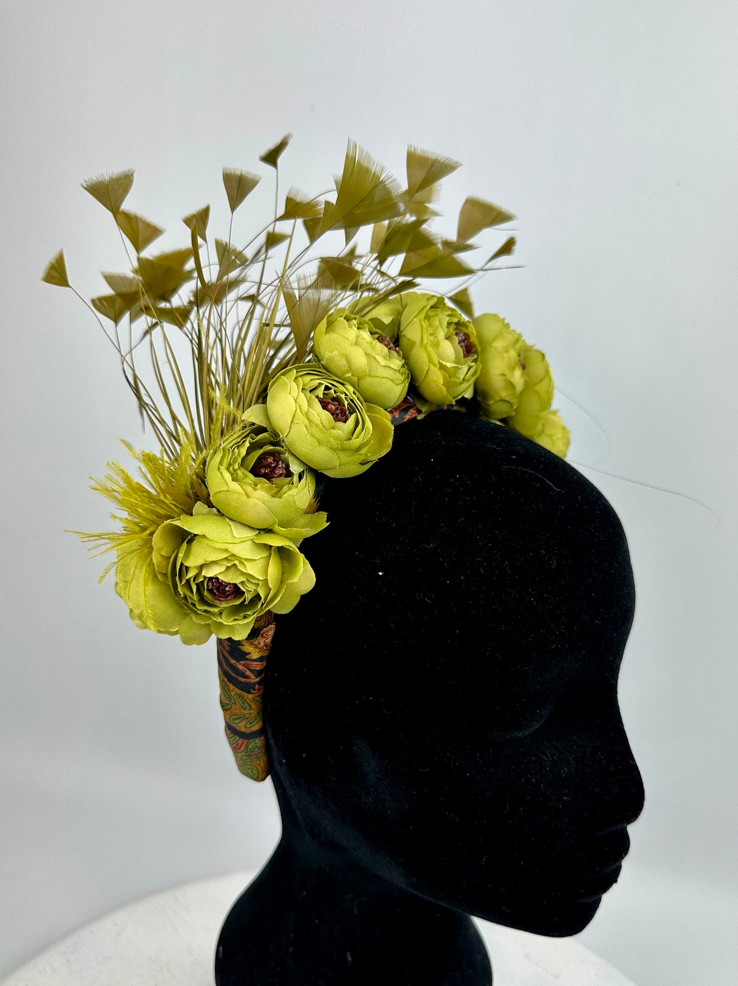 FRIDA IN GREEN Floral Headband