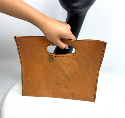 NATALIE Leather Clutch Bag