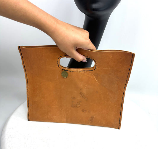 NATALIE Leather Clutch Bag