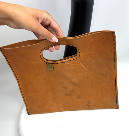 NATALIE Leather Clutch Bag