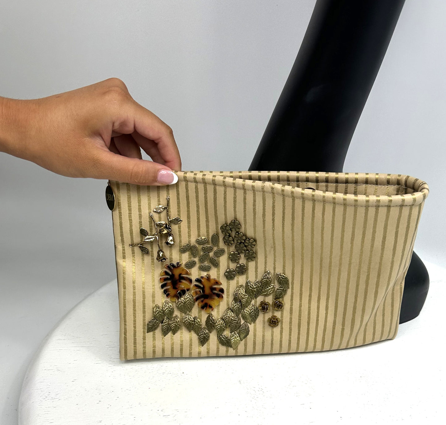 FINLEY Leather Clutch