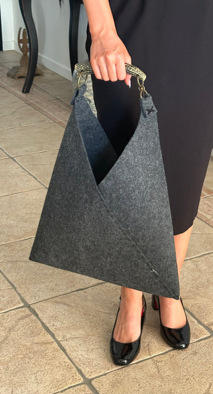 MATILDA Large Grey Toto Bag