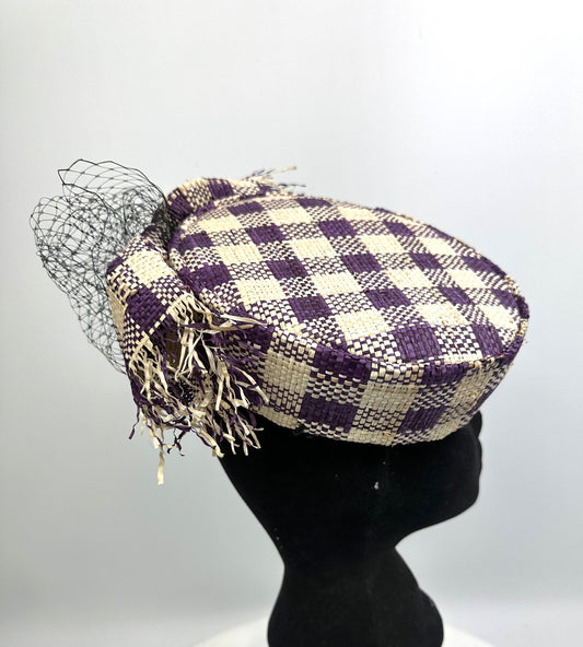 SKYE Straw Pill Box Hat