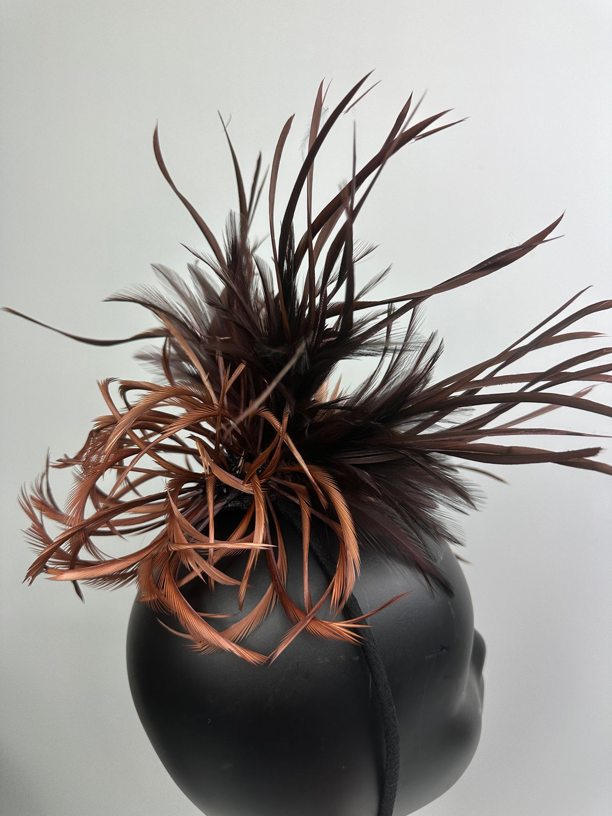 LILLIAN Feather Fascinator