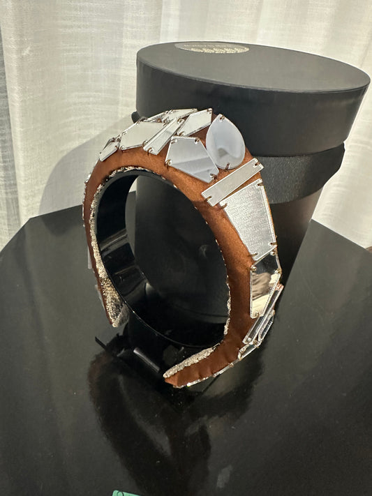 SARA Brown Padded Headband