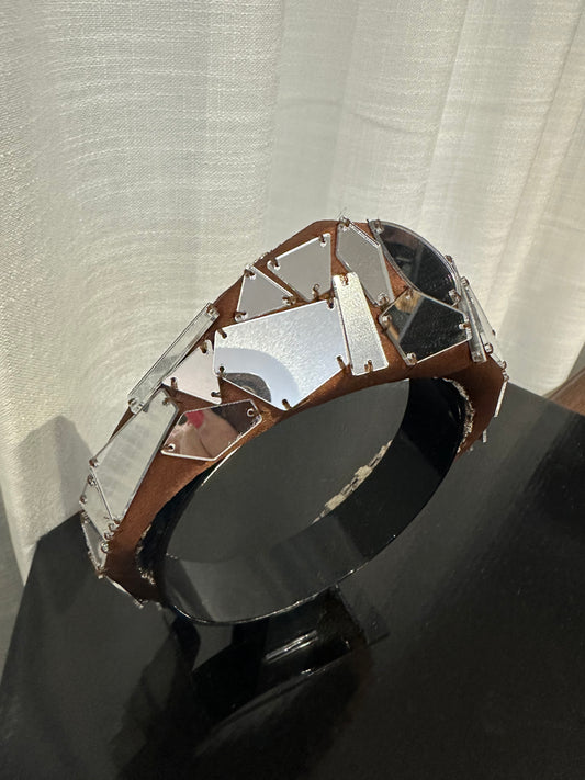SARA Brown Padded Headband