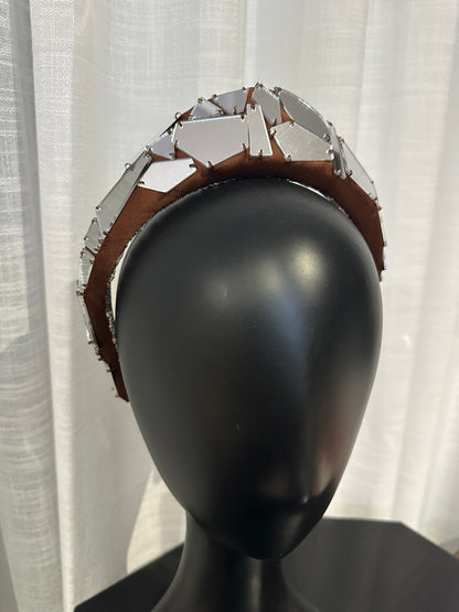 SARA Brown Padded Headband