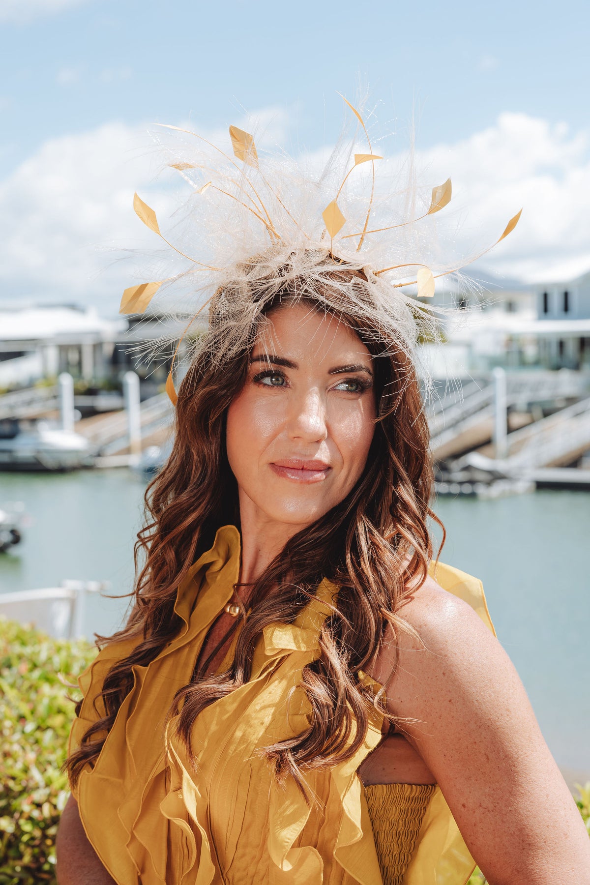 HARRIET Gold Headband