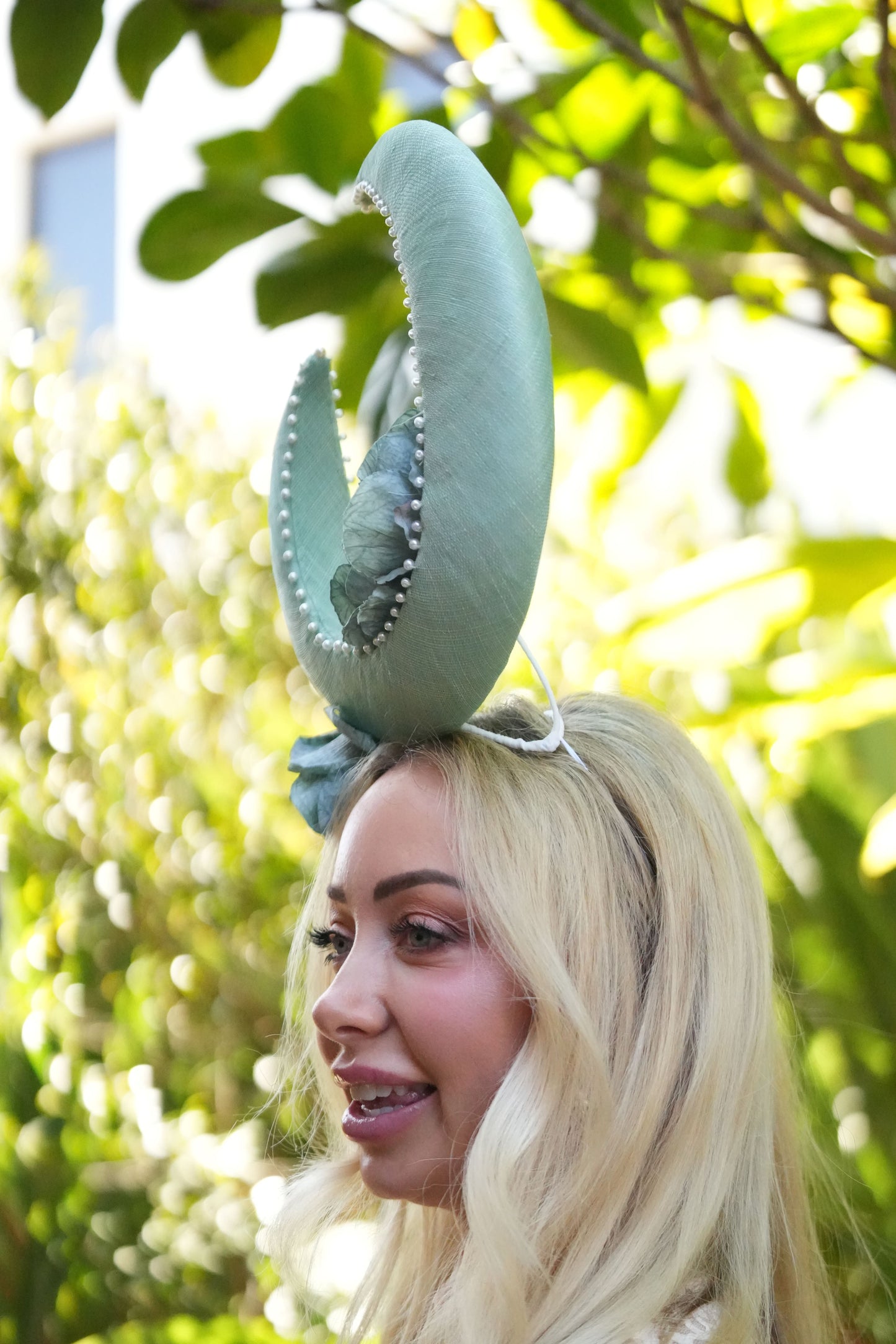 COCO Large Sinamay Percher Style Hat