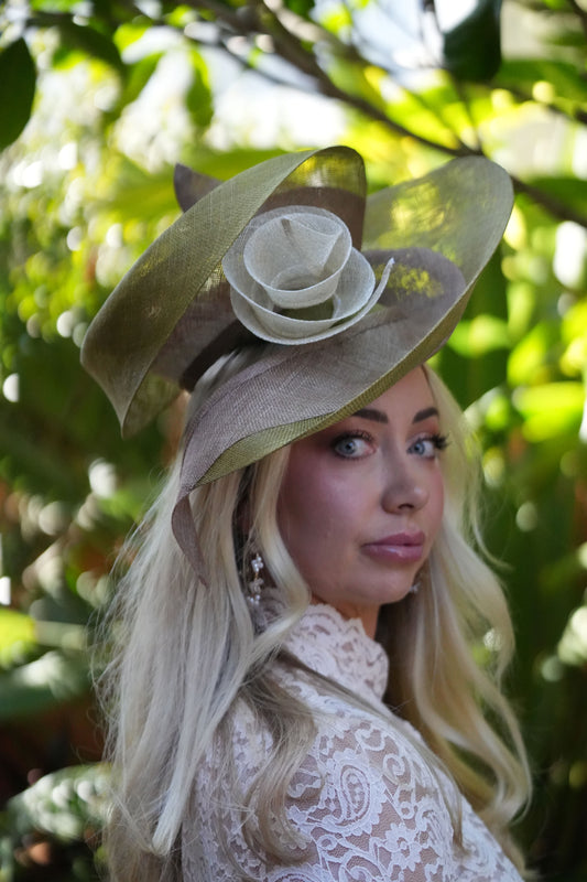 SUELLEN  Sinamay Race Day Hat