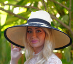 Load image into Gallery viewer, CONSTANCE Panama Fedora Hat
