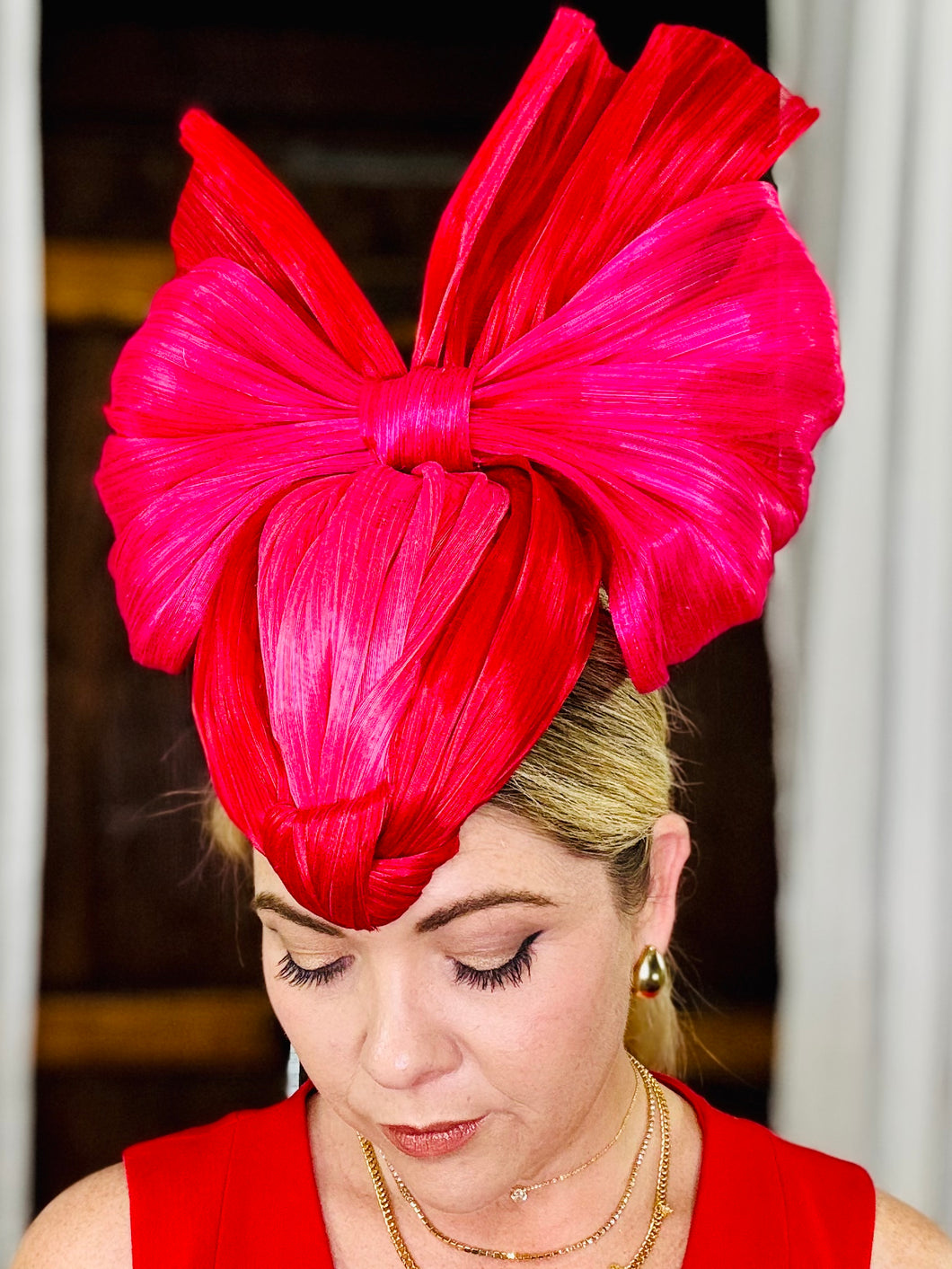 LYNDSAY Silk Abaca Hat
