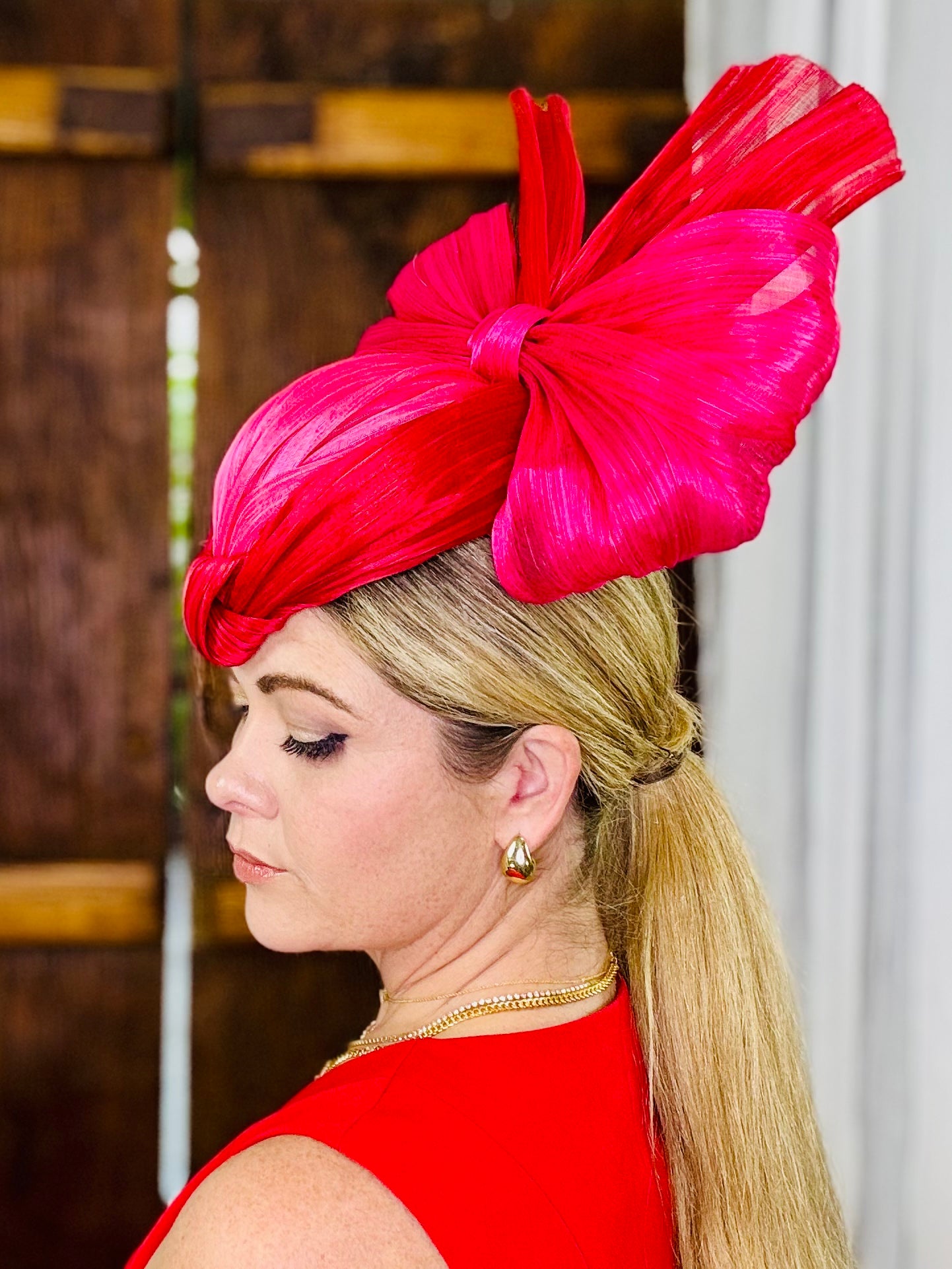 LYNDSAY Silk Abaca Hat