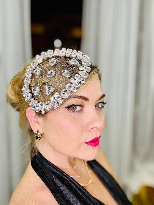 GRETA Rhinstone Headpiece