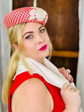 Load image into Gallery viewer, ASTRID Straw Beret style Hat
