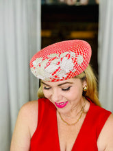 Load image into Gallery viewer, ASTRID Straw Beret style Hat
