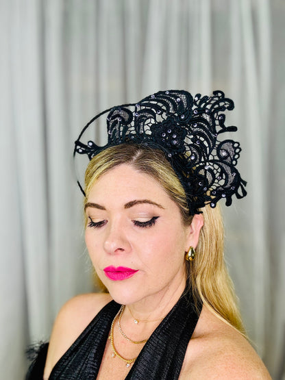 LUCILLE Lace Crown Hat