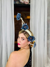 Load image into Gallery viewer, BONNIE Mint Green Leather Headband Fascinator Hat
