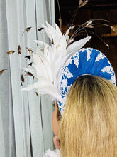 Load image into Gallery viewer, VELMA Straw and Lace Crown Hat
