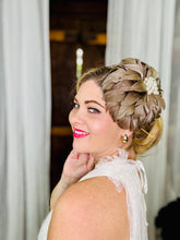 Load image into Gallery viewer, GENEVIVE Feather Flower Hat
