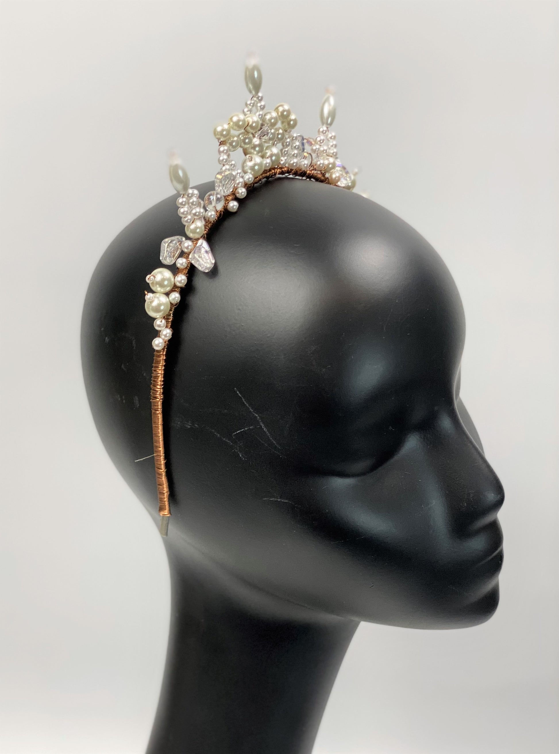 PEARL Beaded Headband - Dezignz By Maree