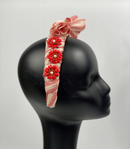 LYDIA Red Headband Fascinator Race Hats