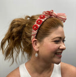 Load image into Gallery viewer, LYDIA Red Headband Fascinator Race Hats
