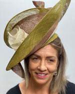 Load image into Gallery viewer, SUELLEN  Sinamay Race Day Hat Fascinator
