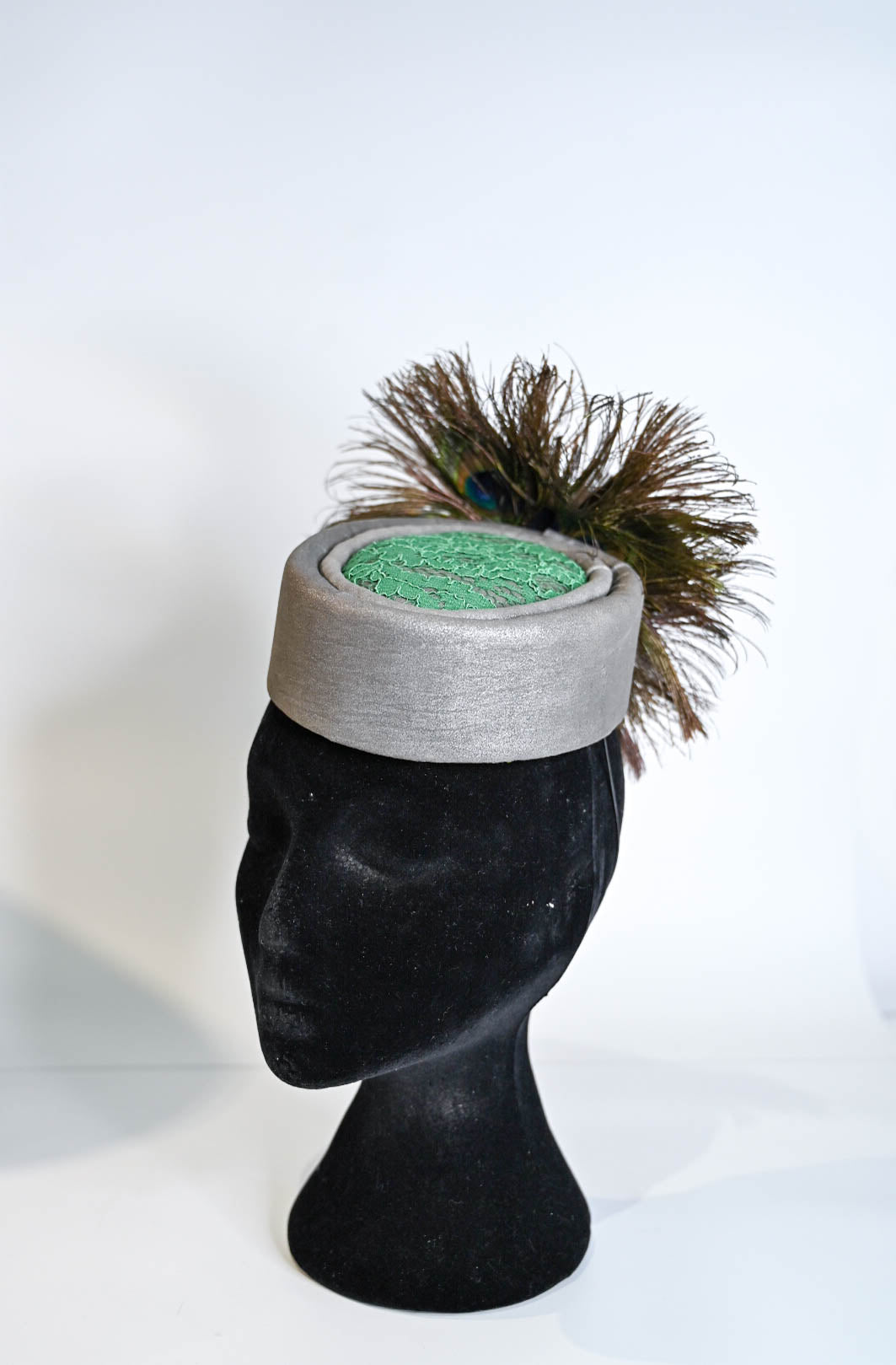 ADDILYN Silver Leather Hat - Dezignz By Maree