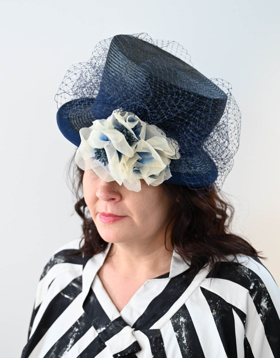 ELENORA Navy Top Hat - Dezignz By Maree