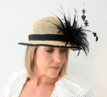 Load image into Gallery viewer, RUTH Natural Straw Hat - Dezignz By Maree
