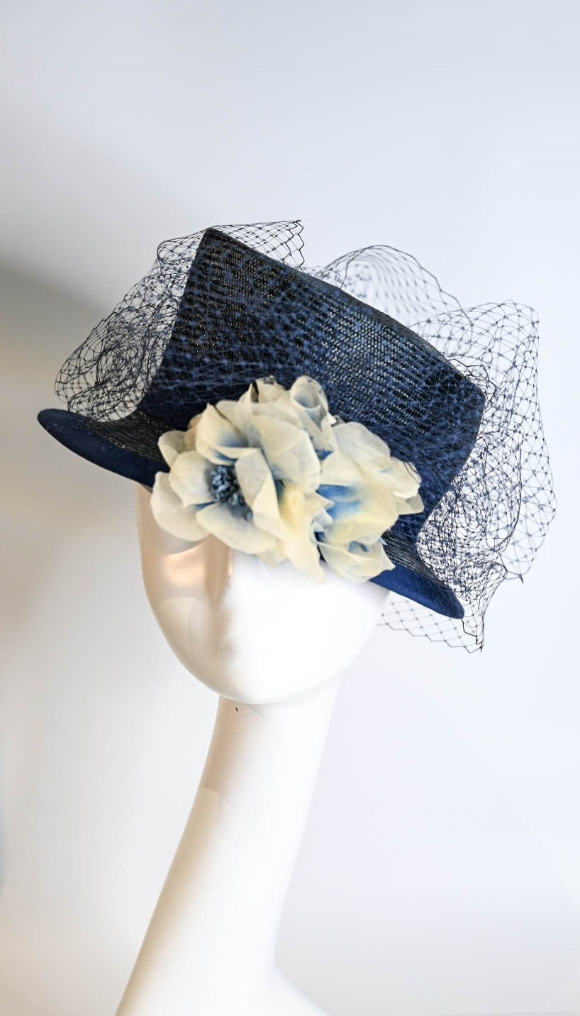 ELENORA Navy Top Hat - Dezignz By Maree